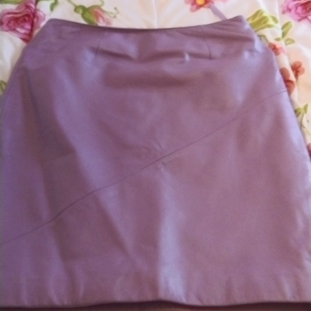 Leather skirt